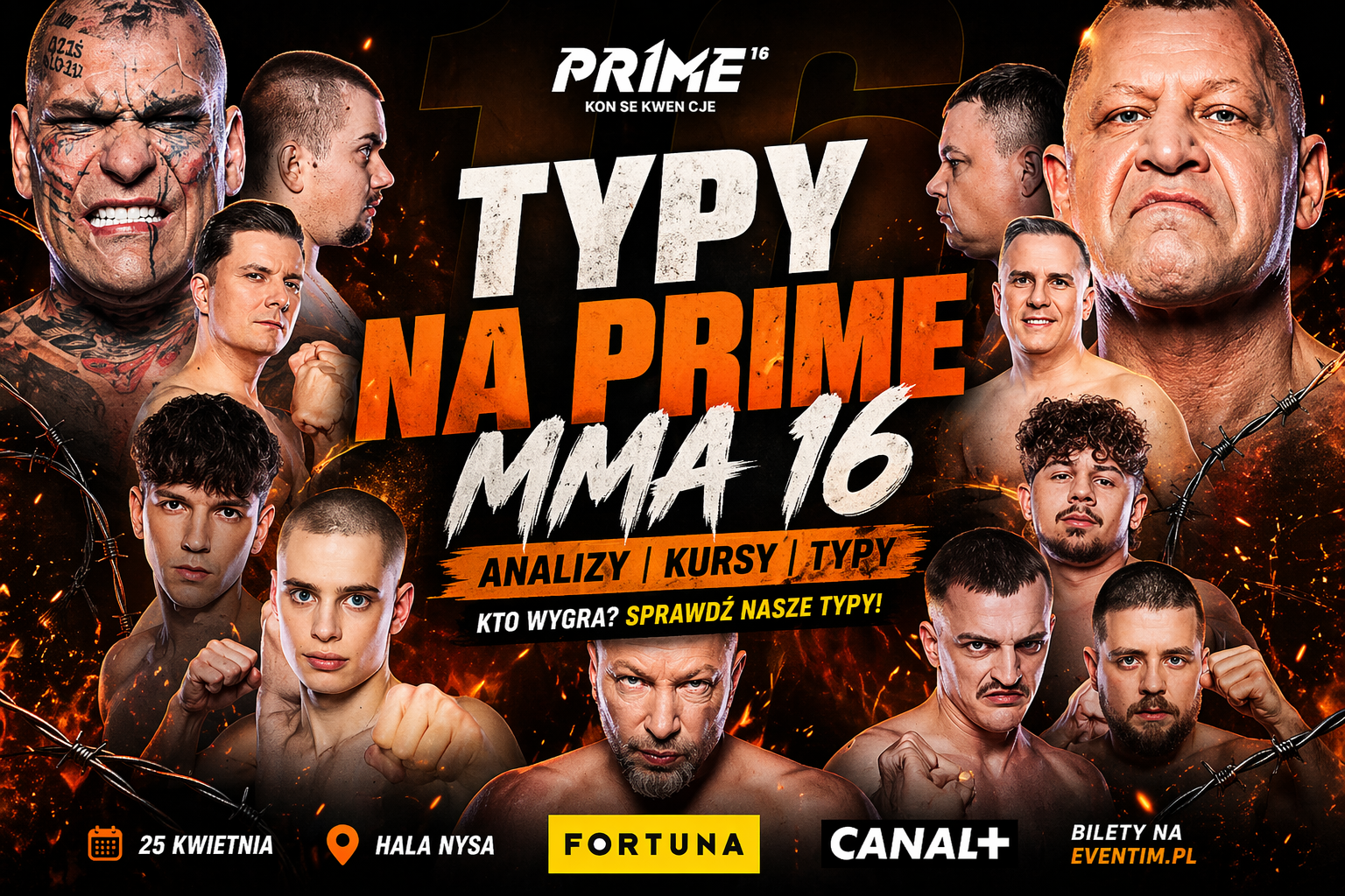 Typy na PRIME MMA 16 – kursy, gdzie obstawiać
